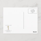 Hummelkarte Postkarte (Rückseite)