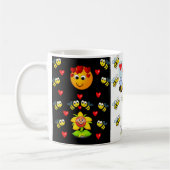 Hummelkinder - Tasse mit heißer Schokolade (Links)