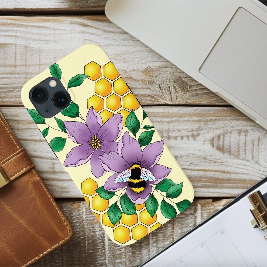 Hummellavender-Blume Gelb Case-Mate iPhone Hülle