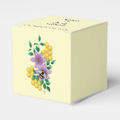Hummellavender-Blume Gelb Geschenkschachtel (Vorderseite)