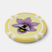 Hummellavender-Blume Gelb Pokerchips (Einzeln)