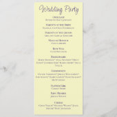 Hummellavender-Blume Gelb Programm (Rückseite)