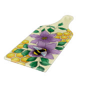 Hummellavender-Blume Gelb Schneidebrett (Ecke)