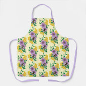 Hummellavender-Blume Gelb Schürze (Vorderseite)