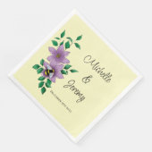 Hummellavender-Blume Gelb Serviette (Ecke)