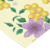 Hummellavender-Blume Gelb Tischdecke (Schrägansicht)