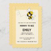 Hummelmommo als Baby-Dusche Einladung (Vorne/Hinten)