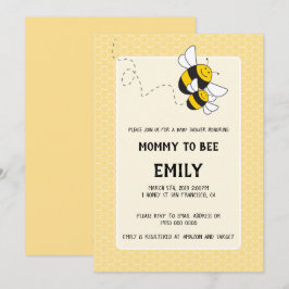 Hummelmommo als Baby-Dusche Einladung