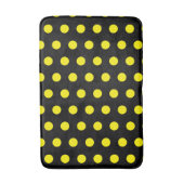 Hummelmuster Gelbe Polka Dots Niedlich Badematte (Vorderseite Vertikal)