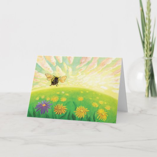 Hummeln am Horizont Karte (Vorderseite)