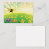 Hummeln am Horizont Mitteilungskarte (Vorne/Hinten)