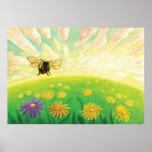 Hummeln am Horizont Poster