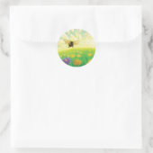 Hummeln am Horizont Runder Aufkleber (Tasche)