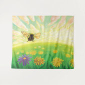 Hummeln am Horizont Wandteppich (Vorderseite (Horizontal))