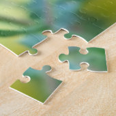 Hummeln am Lila Daisy Puzzle (Seite)