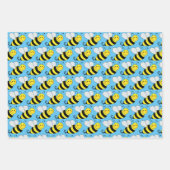 Hummeln anders gefärbt geschenkpapier set (Vorderseite 2)