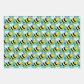 Hummeln anders gefärbt geschenkpapier set (Vorderseite)