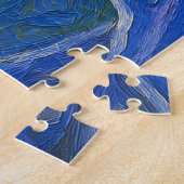 Hummeln auf blauem Fleck Puzzle (Seite)