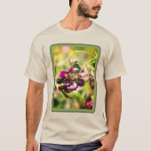 Hummeln auf Blume T-Shirt (Vorderseite)