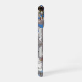 Hummeln auf der Blüte der Wildkirsche iPhone 16 Hülle (Rechte Seite)