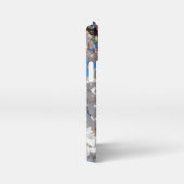 Hummeln auf der Blüte der Wildkirsche iPhone Hülle (Rechte Seite)