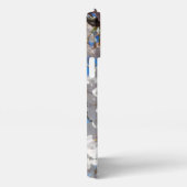 Hummeln auf der Blüte der Wildkirsche iPhone Hülle (Rechte Seite)