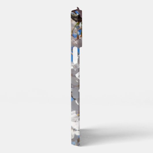 Hummeln auf der Blüte der Wildkirsche iPhone Hülle (Rechte Seite)