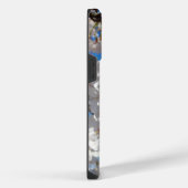 Hummeln auf der Blüte der Wildkirsche iPhone Hülle (Rechte Seite)