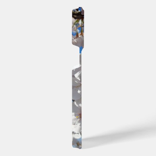 Hummeln auf der Blüte der Wildkirsche iPhone Hülle (Rechte Seite)