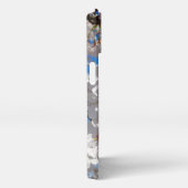 Hummeln auf der Blüte der Wildkirsche iPhone Hülle (Rechte Seite)