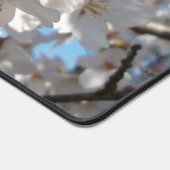 Hummeln auf der Blüte der Wildkirsche Schreibtischunterlage (Ecke)