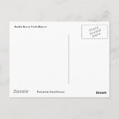Hummeln auf der Thistle Postkarte (Rückseite)