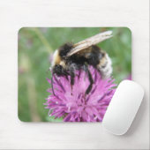 Hummeln auf einem Thistle-Mousepad Mousepad (Mit Mouse)