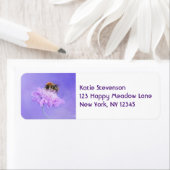 Hummeln auf einer Lila Blume (Insitu)