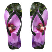 Hummeln auf Hibiskus Blume Badesandalen (Fußbett)