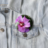 Hummeln auf Hibiskus Blume Button (Beispiel)