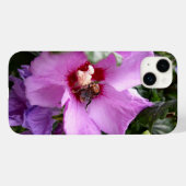 Hummeln auf Hibiskus Blume Case-Mate iPhone Hülle (Rückseite (Horizontal))