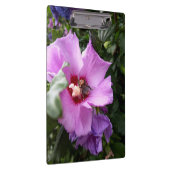 Hummeln auf Hibiskus Blume Klemmbrett (Rechts)