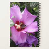 Hummeln auf Hibiskus Blume Planer (Rückseite)