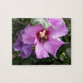 Hummeln auf Hibiskus Blume Puzzle (Horizontal)