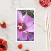 Hummeln auf Hibiskus Blume Serviette (Beispiel)
