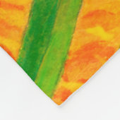 Hummeln auf Löwenzahn Fleecedecke (Ecke)