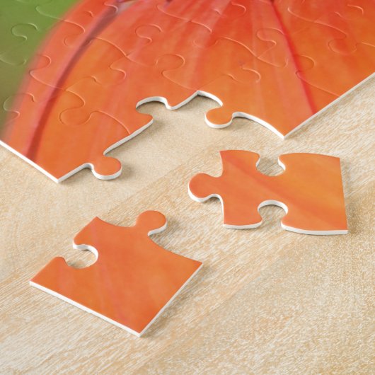 Hummeln auf Orange Blume Puzzle Nah (Seite)