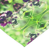 Hummeln auf rosa Blume Nah Abstrakt Kurzer Tischläufer (Ecke)