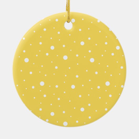 Hummeln aus Cartoon auf blauem, gelbem Hintergrund Keramik Ornament (Hinten)