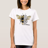 Hummeln, Bienentag-Shirt, Imker, Bienenlieder T-Shirt (Vorderseite)
