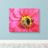 Hummeln Canvas Print Leinwanddruck (Insitu (Holzboden))