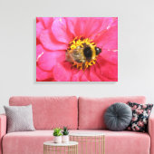 Hummeln Canvas Print Leinwanddruck (Insitu (Wohnzimmer))