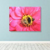Hummeln Canvas Print Leinwanddruck (Insitu (Holzboden))