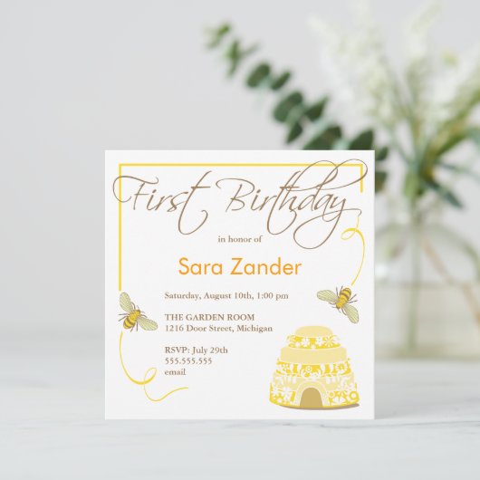 Hummeln erste Biotage Einladung (Stehend Vorderseite)